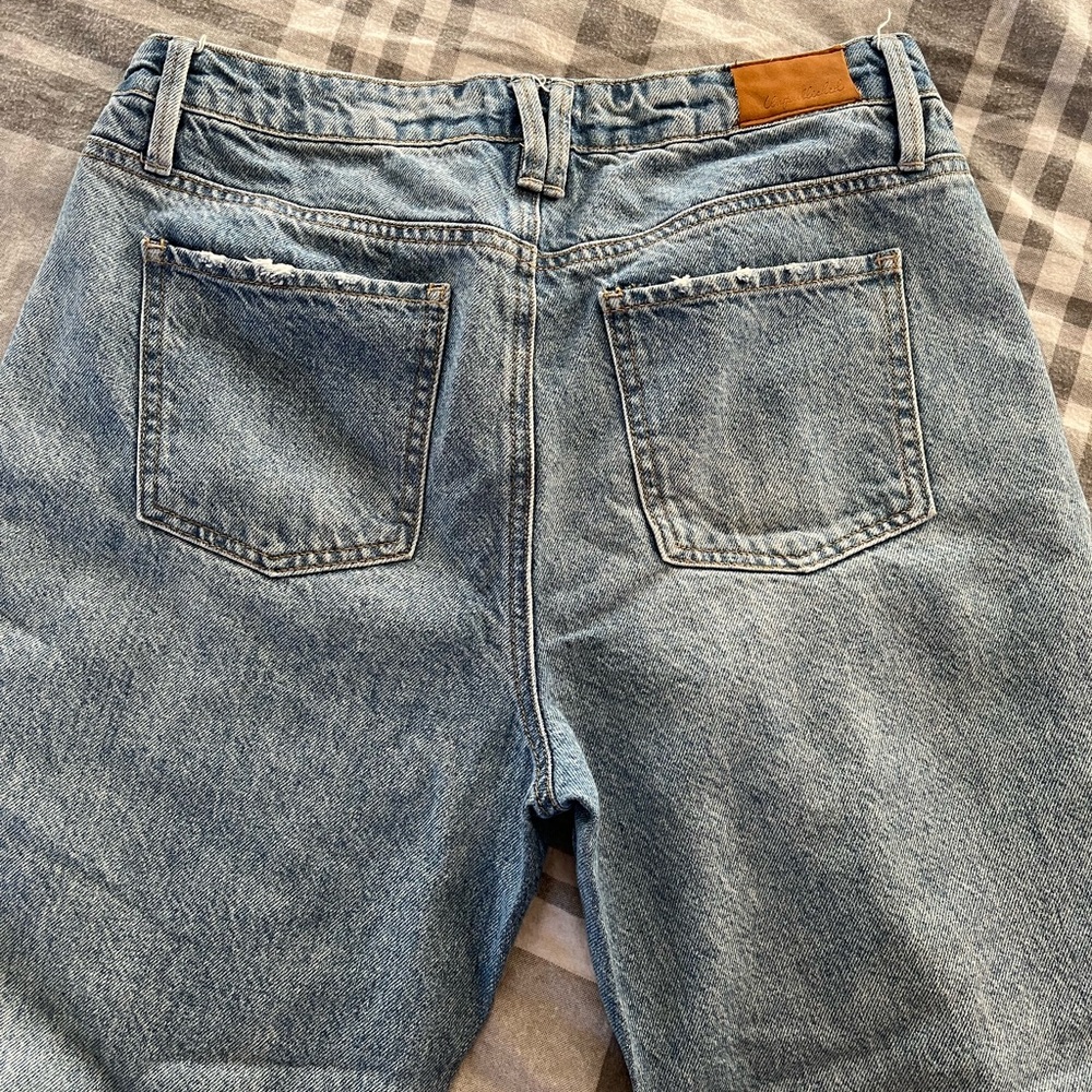 Unpublished Cleo+Wolf brand straight leg jeans, worn jeans, boot barn jeans - Picture 6 of 6